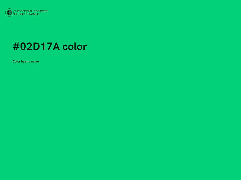 #02D17A color image