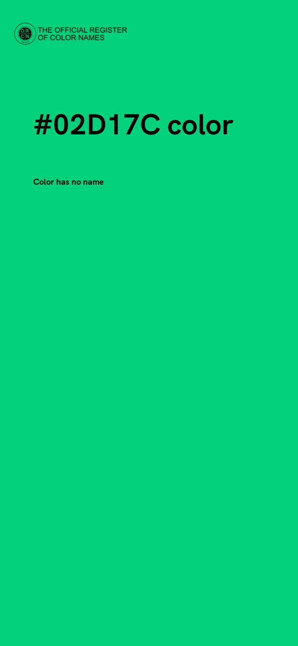 #02D17C color image