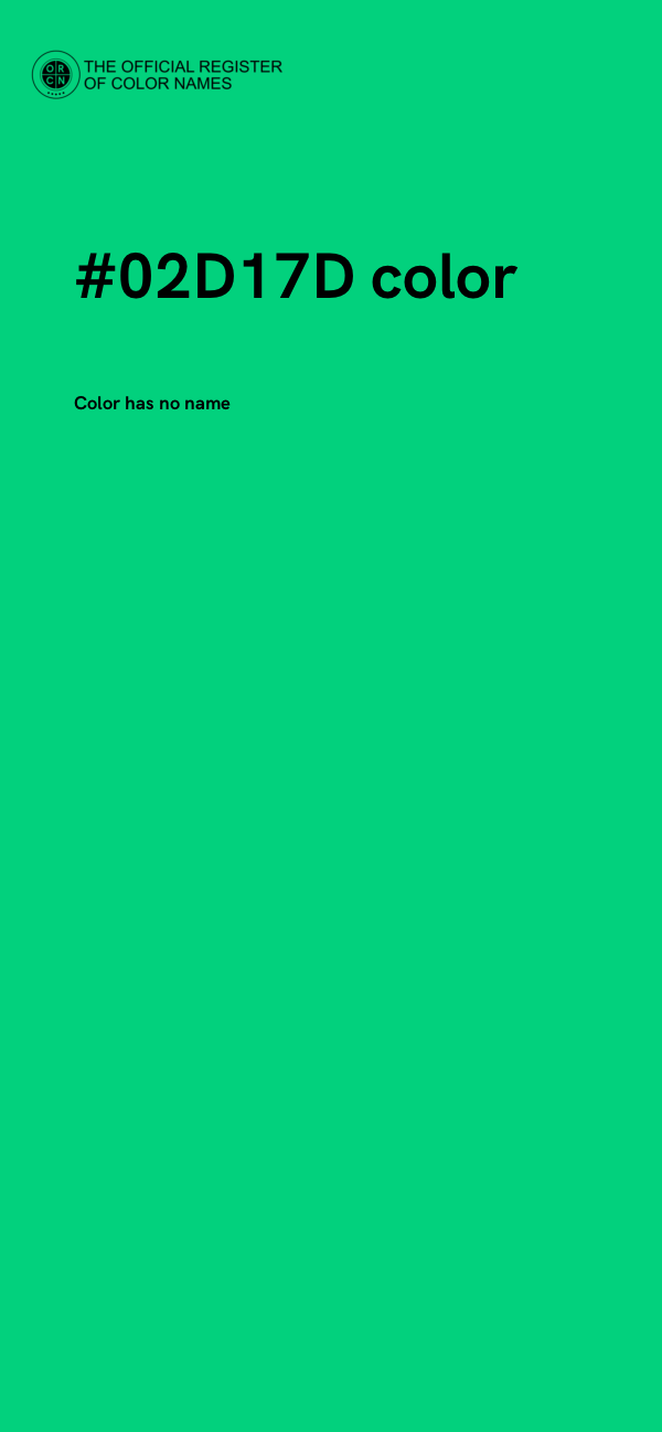#02D17D color image