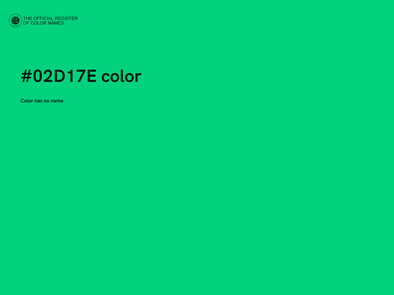 #02D17E color image