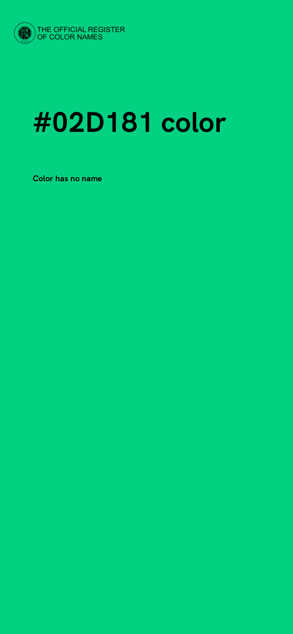 #02D181 color image