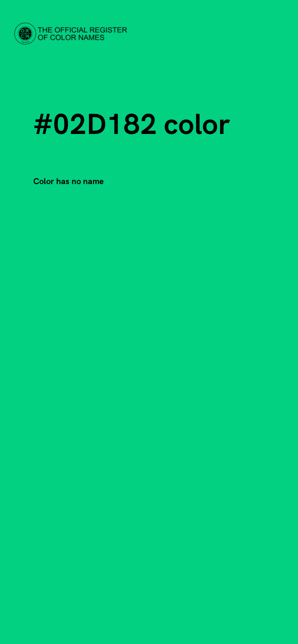 #02D182 color image
