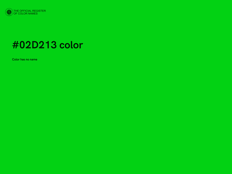 #02D213 color image