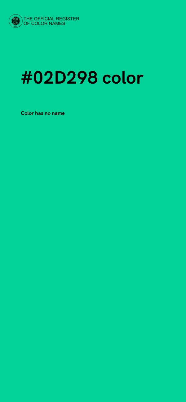 #02D298 color image