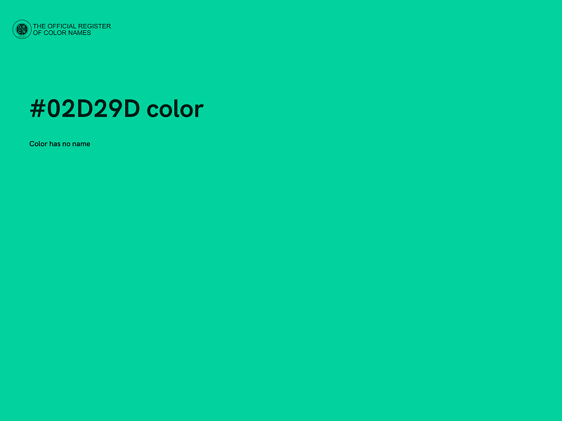 #02D29D color image