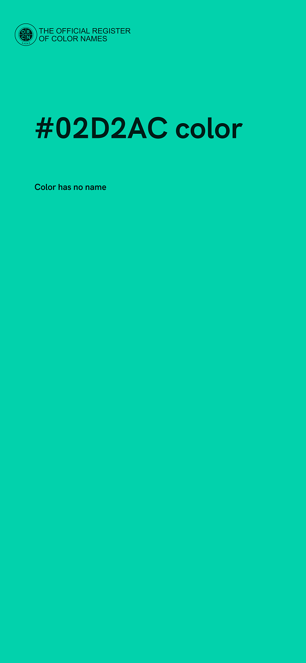 #02D2AC color image