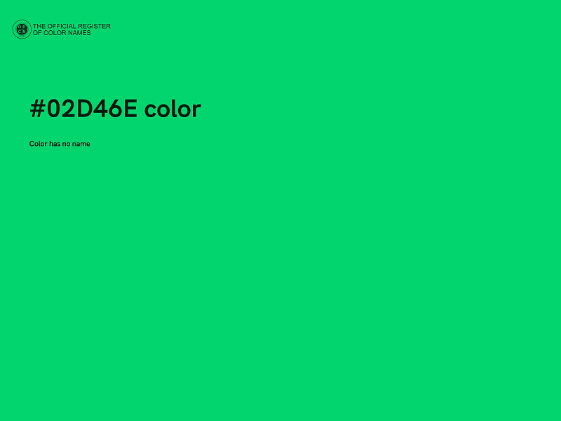 #02D46E color image