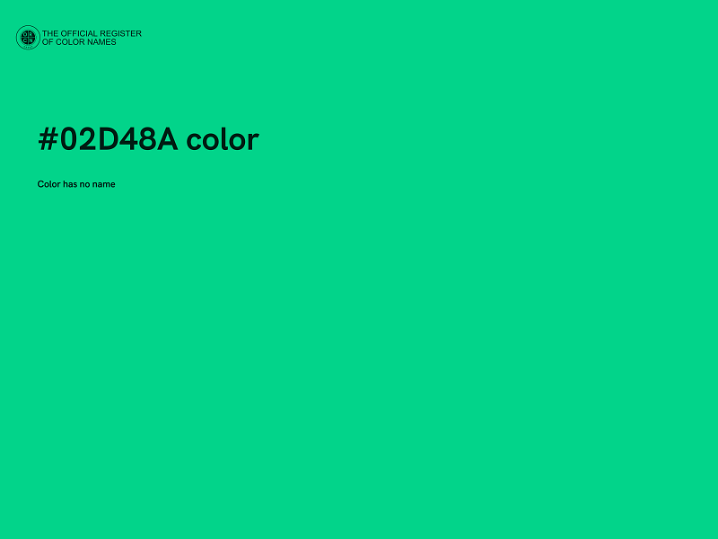 #02D48A color image