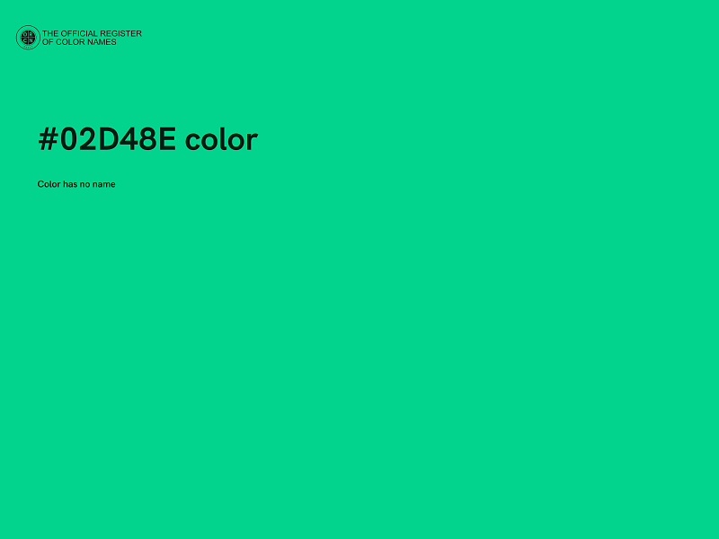 #02D48E color image