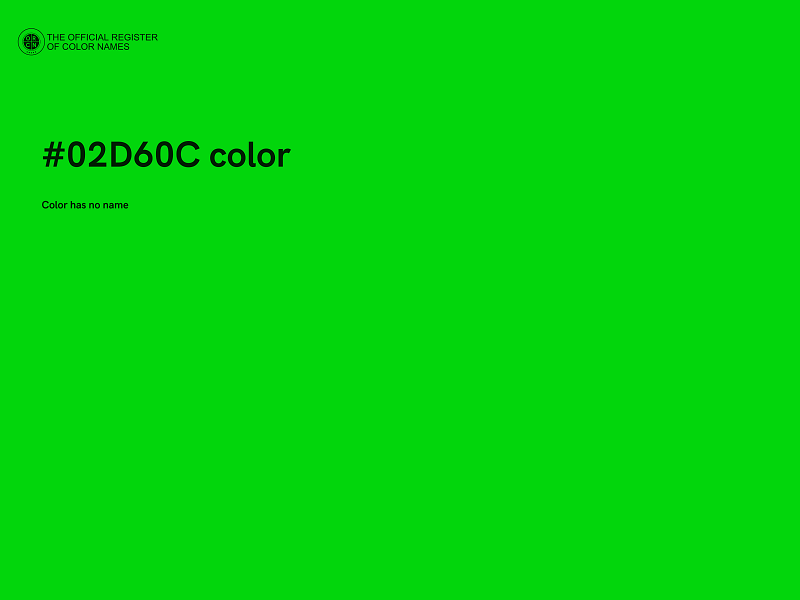 #02D60C color image