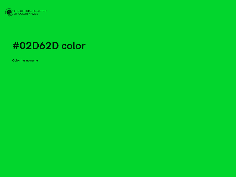 #02D62D color image