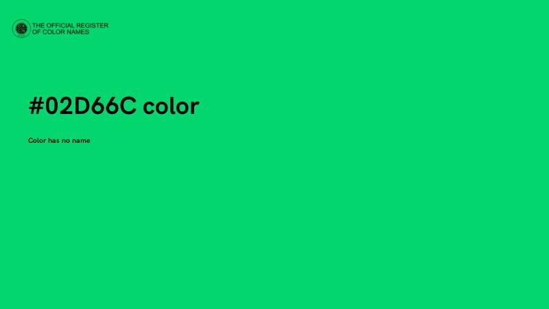 #02D66C color image