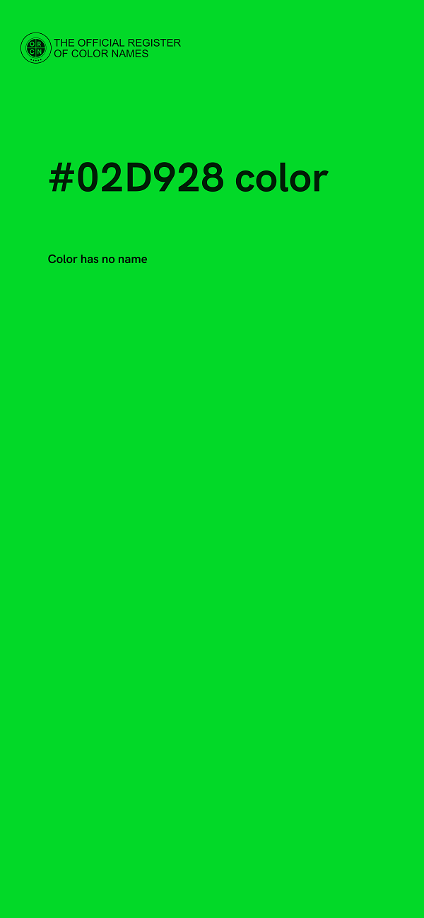 #02D928 color image