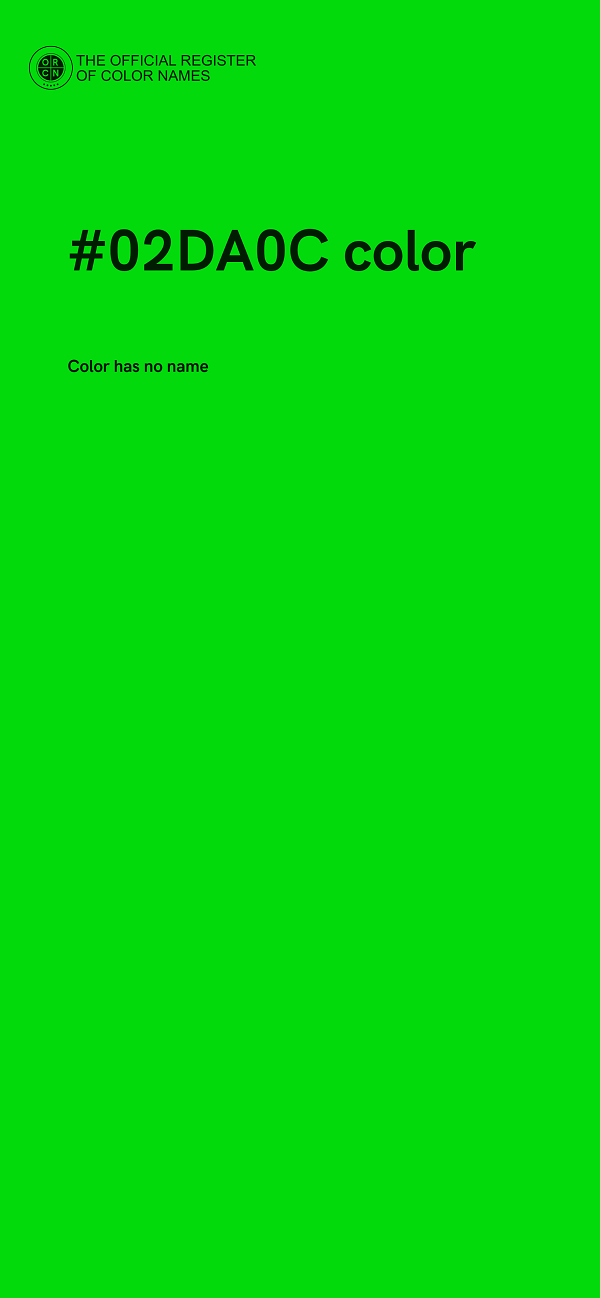 #02DA0C color image