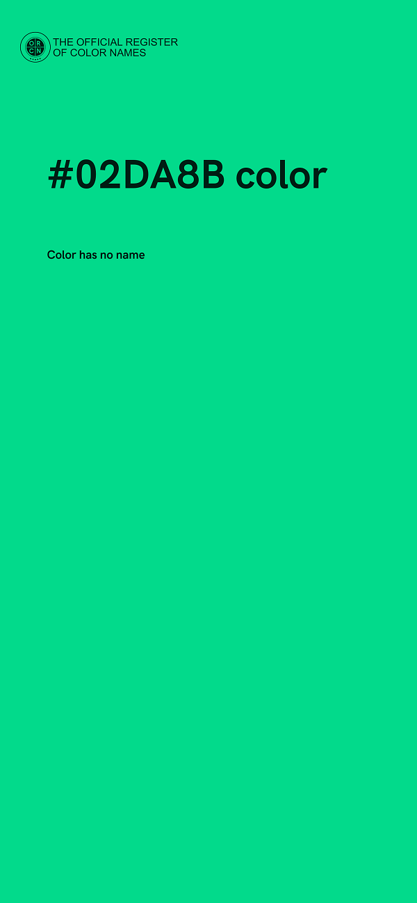 #02DA8B color image