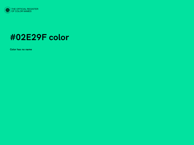 #02E29F color image