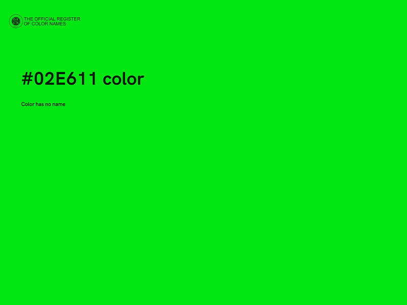 #02E611 color image