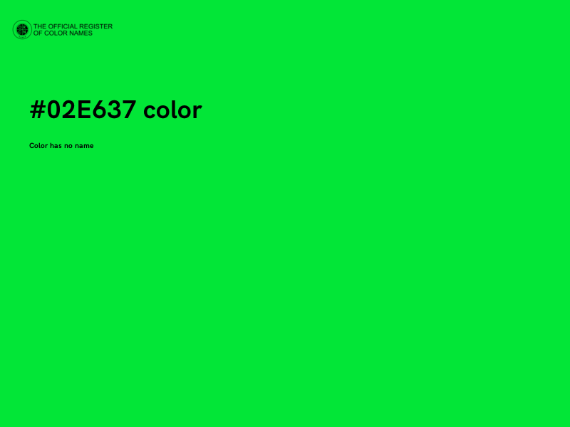#02E637 color image