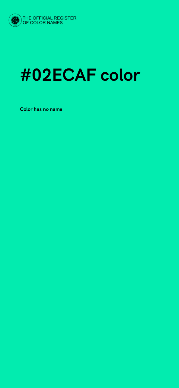 #02ECAF color image