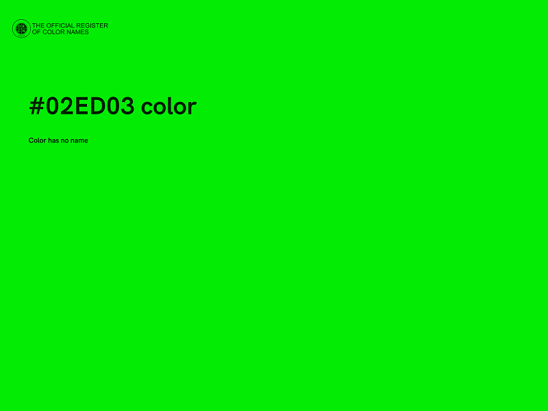 #02ED03 color image