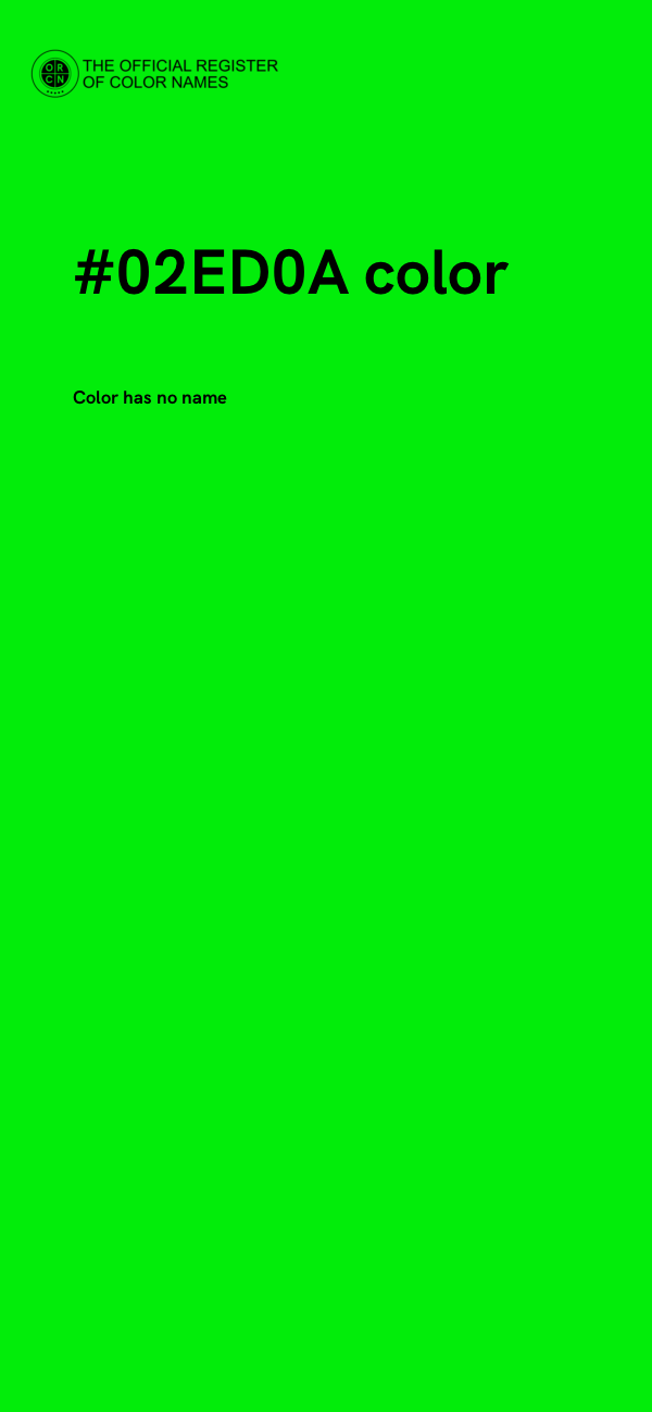 #02ED0A color image