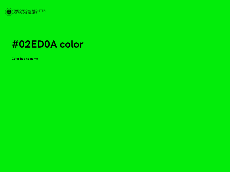#02ED0A color image