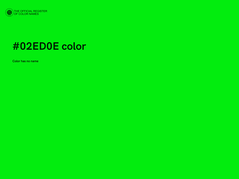 #02ED0E color image