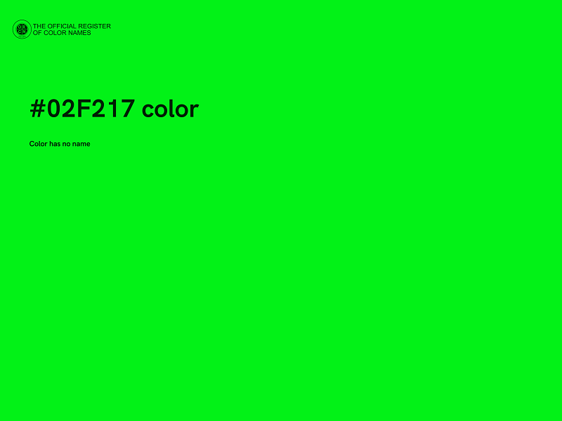 #02F217 color image