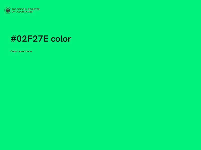 #02F27E color image