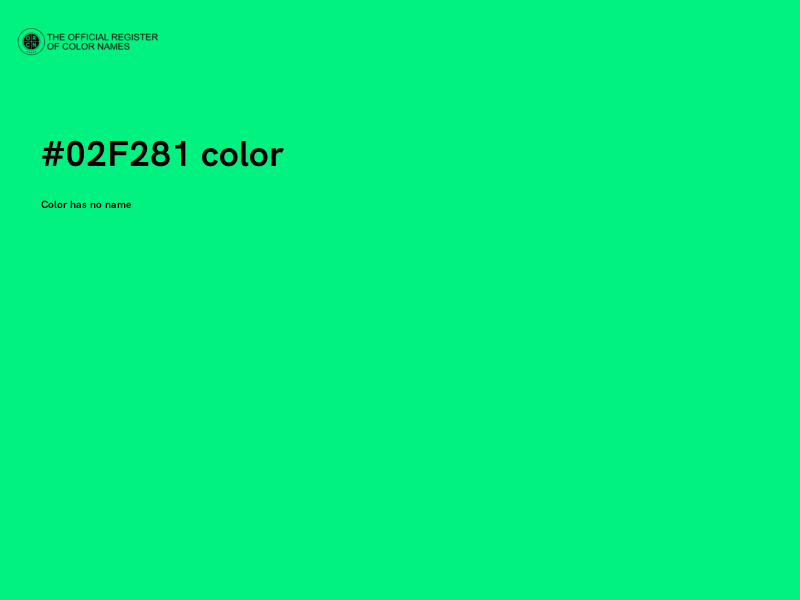#02F281 color image