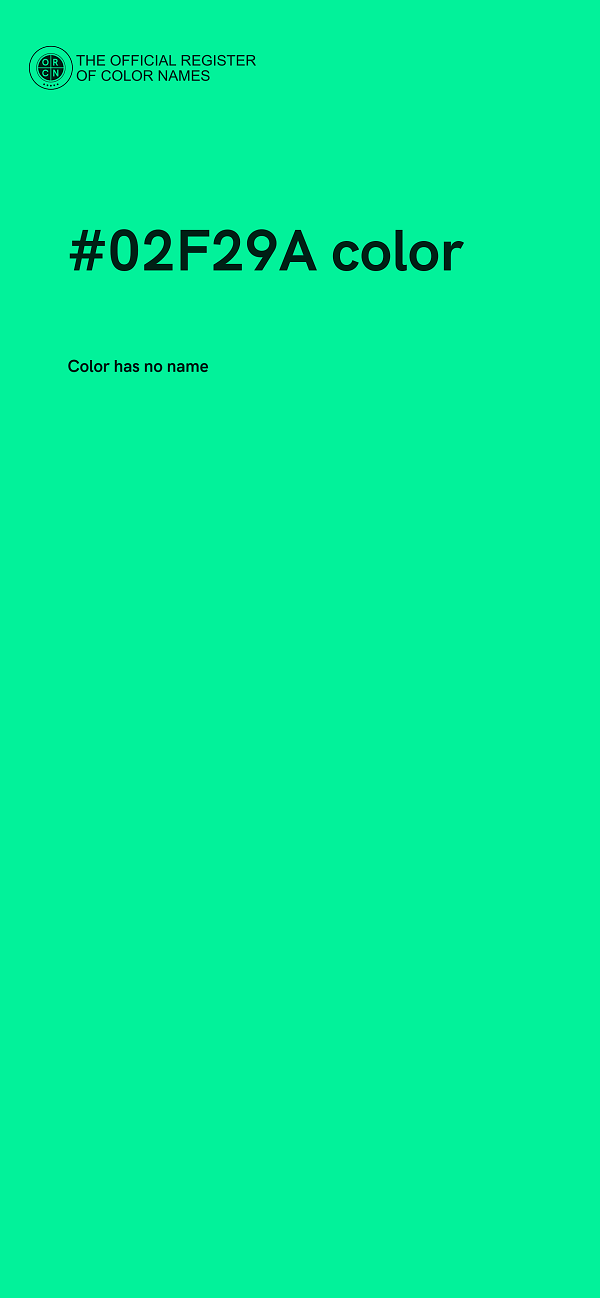 #02F29A color image
