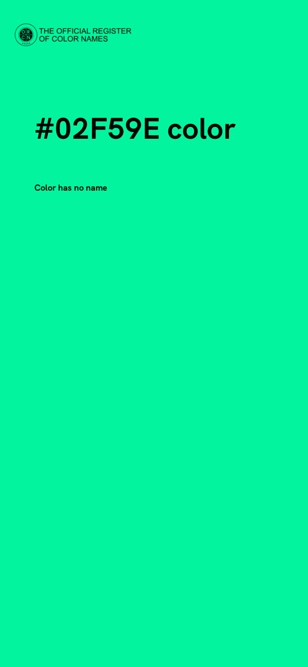 #02F59E color image