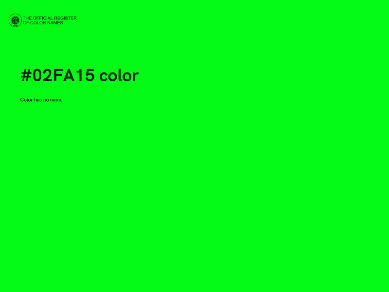 #02FA15 color image