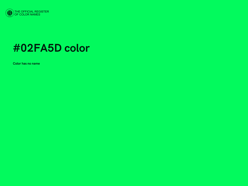 #02FA5D color image