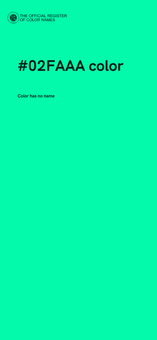 #02FAAA color image