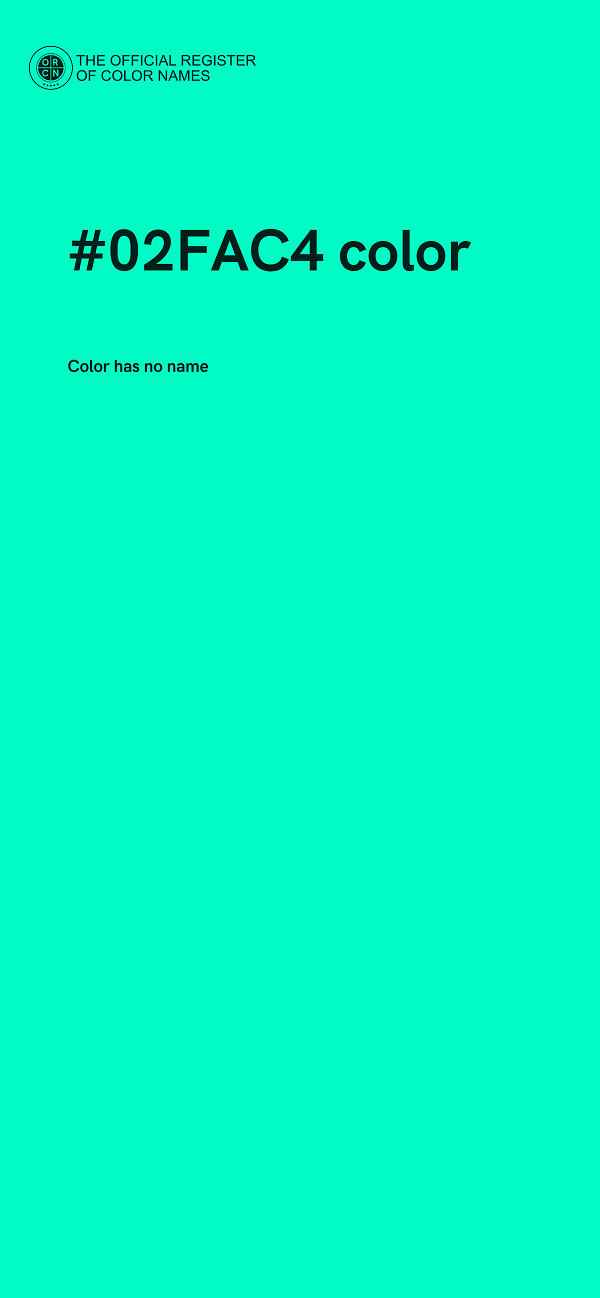#02FAC4 color image