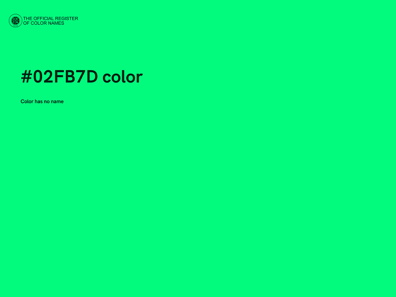 #02FB7D color image