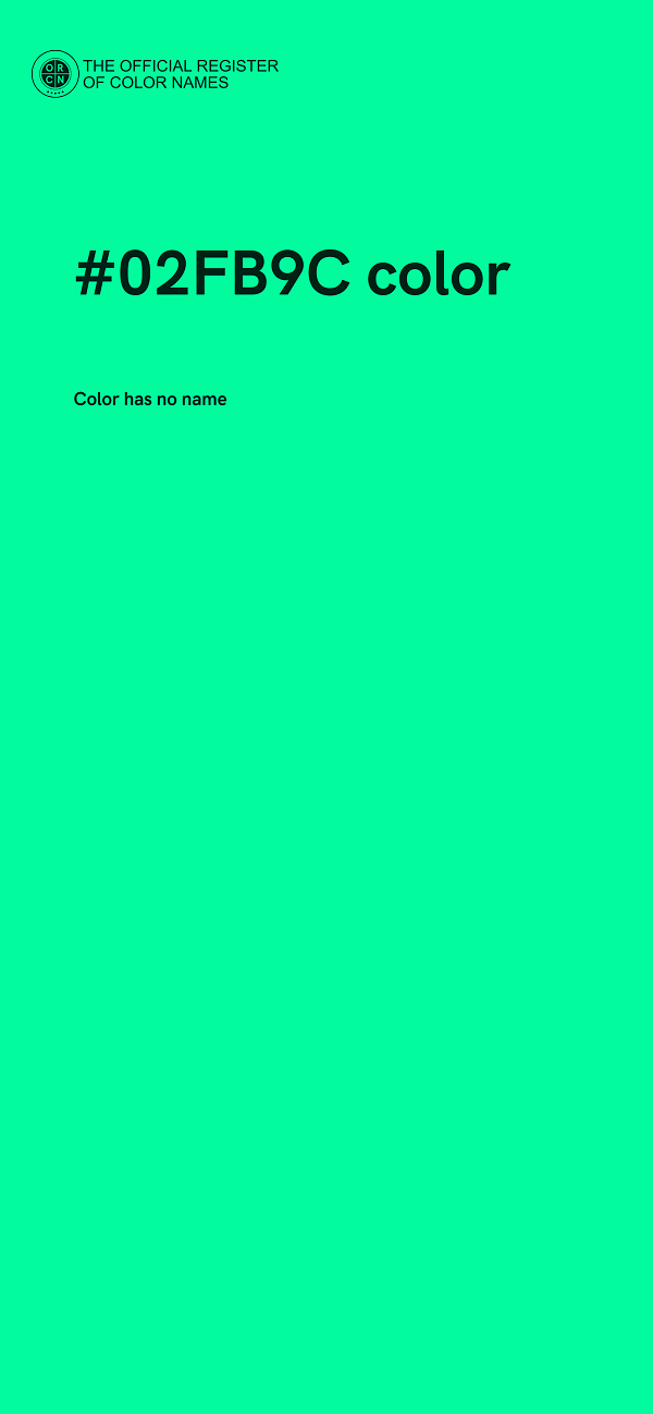 #02FB9C color image
