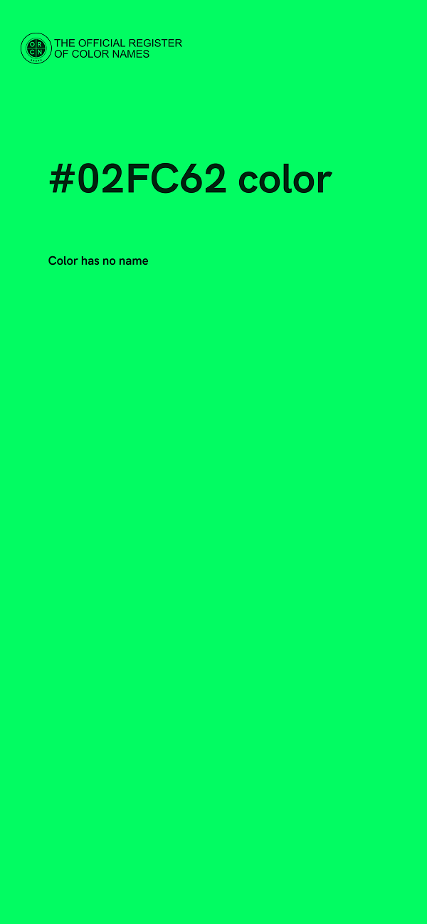 #02FC62 color image