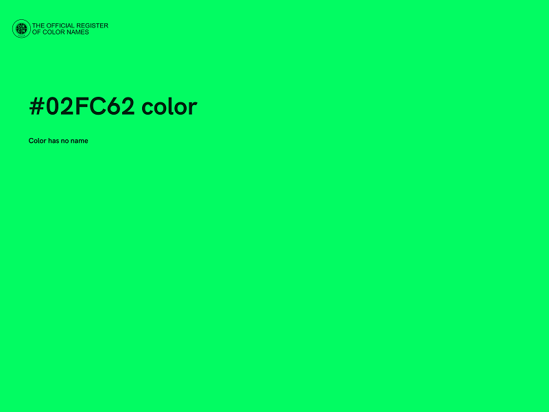 #02FC62 color image