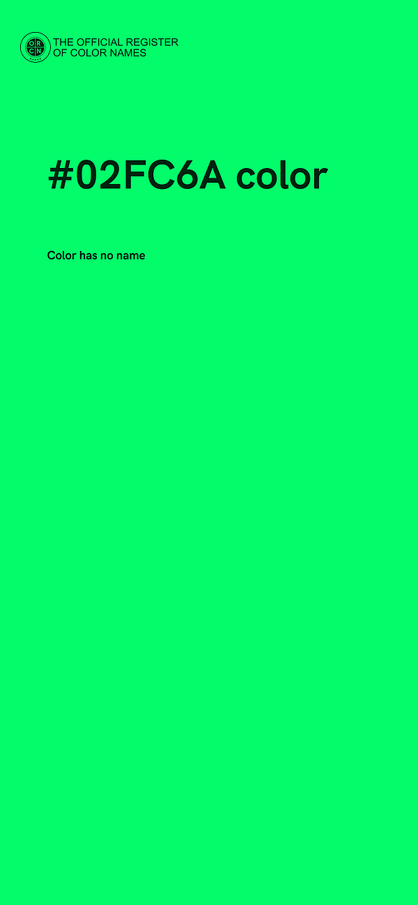 #02FC6A color image
