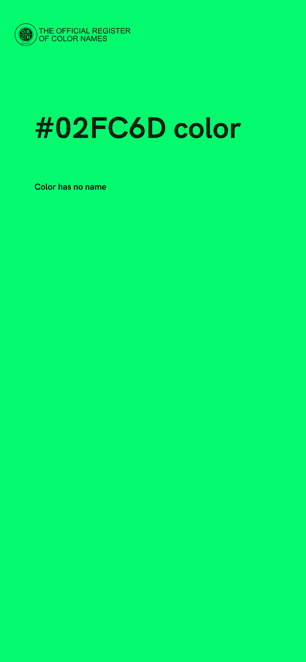 #02FC6D color image