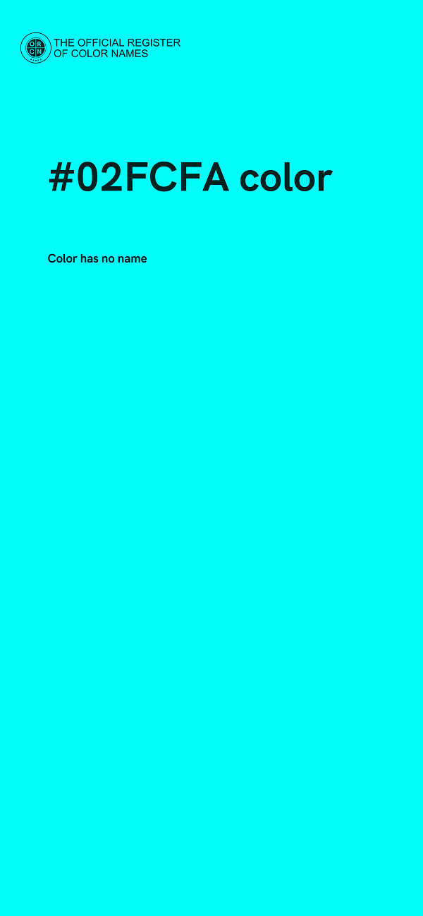 #02FCFA color image