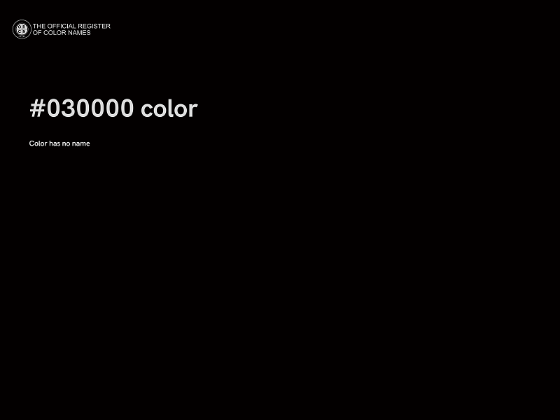 #030000 color image