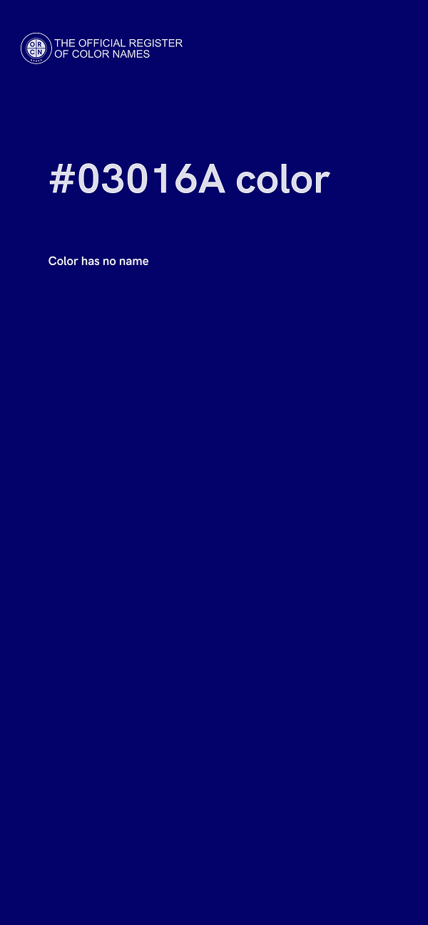 #03016A color image