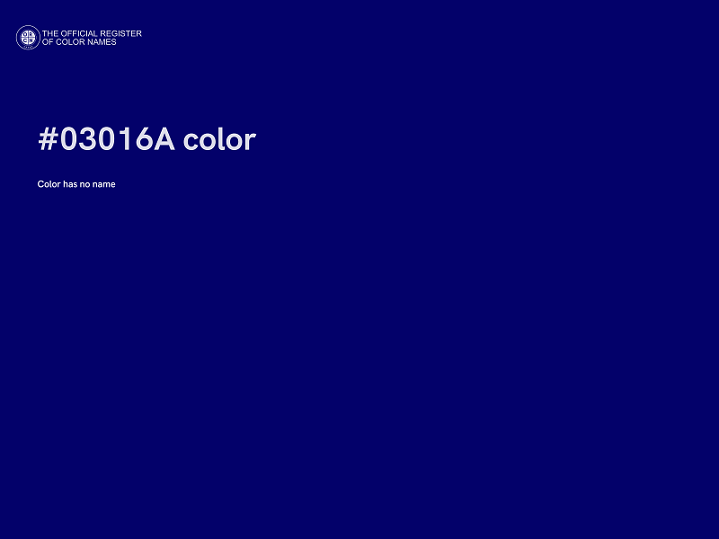 #03016A color image