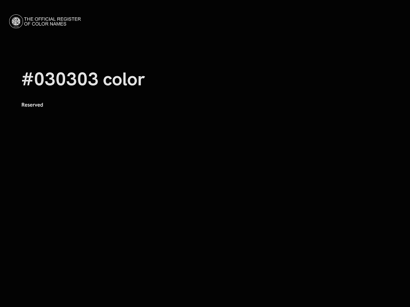 #030303 color image