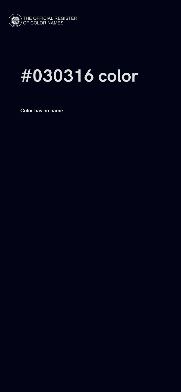 #030316 color image