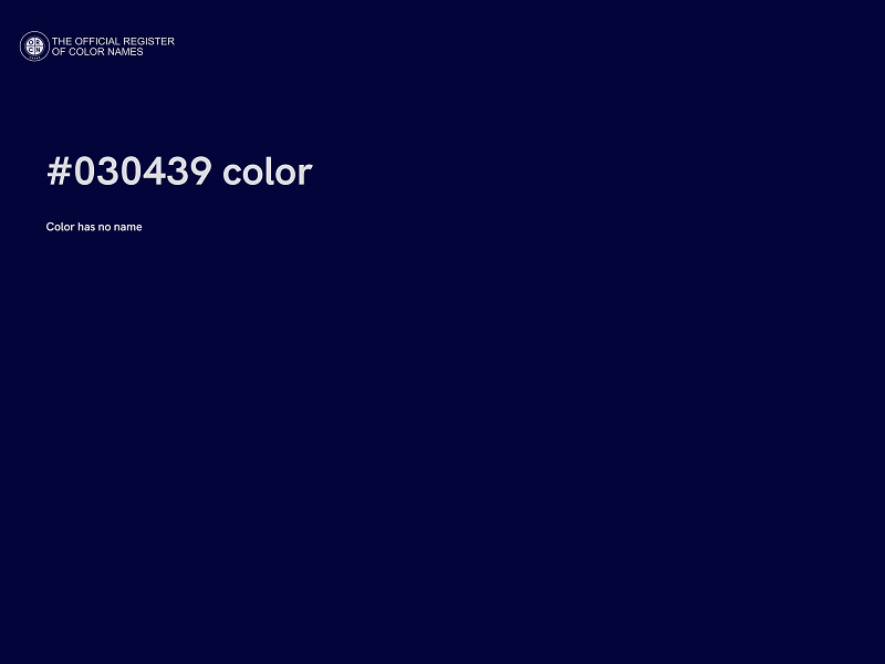 #030439 color image