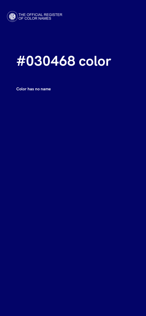 #030468 color image